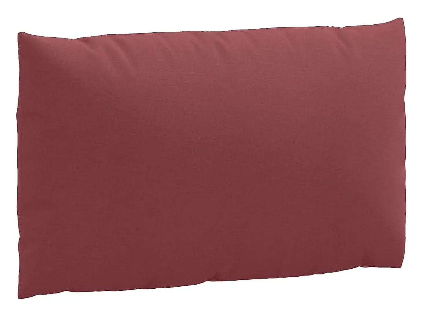 Cojines para sofá de palets 2 unidades tela rojo tinto melange