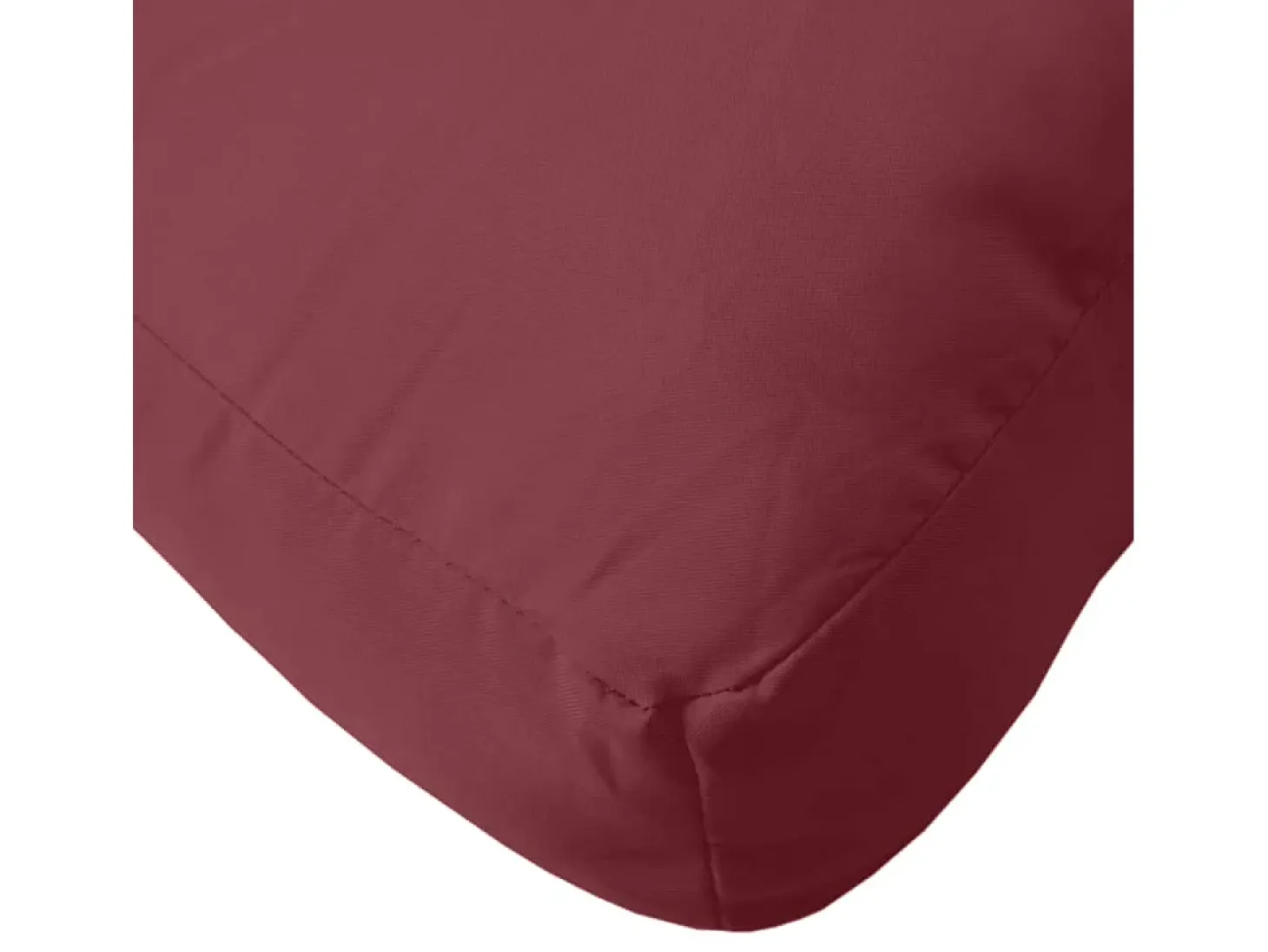 Cojines para sofá de palets 2 unidades tela rojo tinto melange