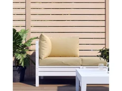 Cojines para sofá de palets 3 unidades tela beige melange