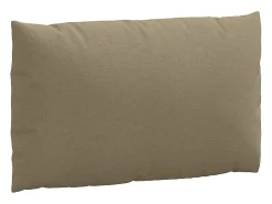 Cojines para sofá de palets 2 unidades tela gris taupe melange