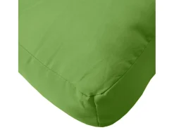 Cojines para sofá de palets 3 unidades tela verde melange