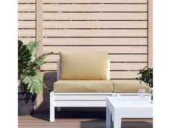 Cojines para sofá de palets 2 uds tela beige melange ES892109