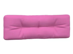 Cojines para sofá de palets 2 piezas tela rosa ES210348