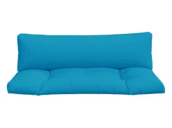 Cojines para sofá de palets 2 unidades tela azul claro