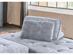 Cojines respaldo - Gris terciopelo - WIOLO