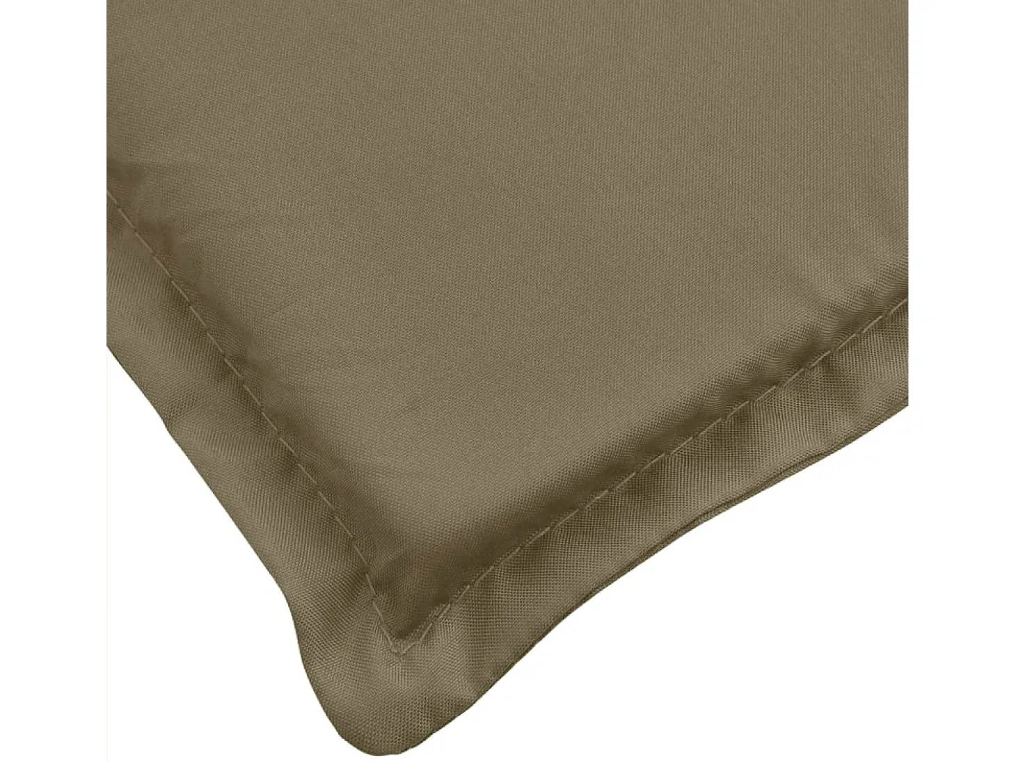 Cojines silla respaldo bajo 6 ud tela taupe melange 100x50x4 cm
