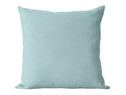 Cojín cuadrada de terciopelo turquesa 45x45 cm - DUNE - SACASA