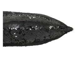Cojín cuadrado de poliéster negro 45*45*15 cm