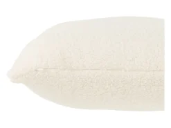Cojín cuadrado de tela blanca 45 x 45 x 43 cm
