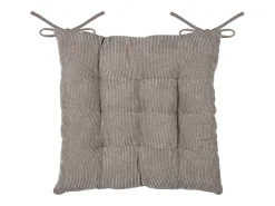 Cojín cuadrado para silla en pana 38 x 38 cm