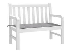 Cojín de banco de jardín tela Oxford gris 120x50x3 cm ES269201