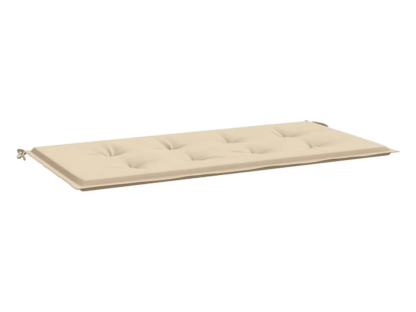 Cojín de banco de jardín tela Oxford beige 100x50x3 cm ES549002