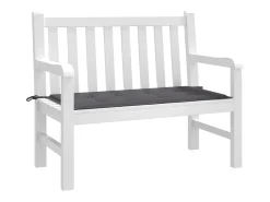 Cojín de banco de jardín tela Oxford gris antracita 100x50x3 cm ES453752