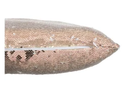 Cojín de poliéster champán 45*45*15 cm