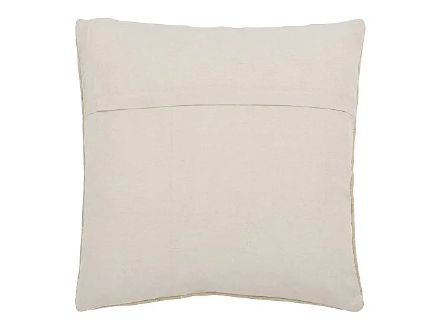 Cojín Diamantes+Flechas en Algodón/Lino/Poliéster Beige 45x15x45 cm