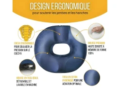 Cojín Donut para el Cóccix 44x44x7,5 COJÍN COCCIX