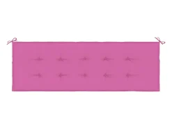 Cojín para banco de jardín tela Oxford rosa 150x50x3 cm ES975908
