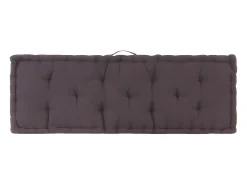 Cojín para palés algodón gris antracita 120x40x7 cm ES509275