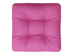 Cojín para palés tela Oxford rosa 58x58x10 cm