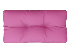 Cojín para palés tela rosa 80x40x12 cm