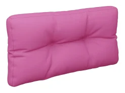 Cojín para palés tela rosa 80x40x12 cm ES710131