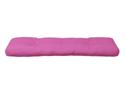 Cojín para palés tela rosa 120x40x12 cm ES975664
