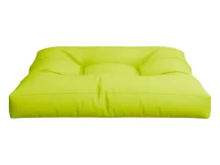 Cojín para sofá de palets de tela verde claro 80x80x12 cm