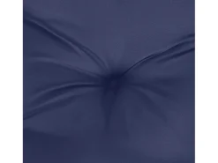 Cojín para sofá de palets de tela azul marino 120x80x12 cm