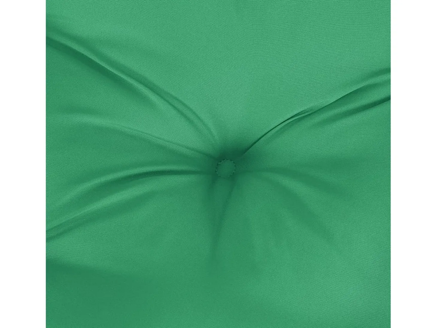 Cojín para sofá de palets de tela verde 120x40x12 cm