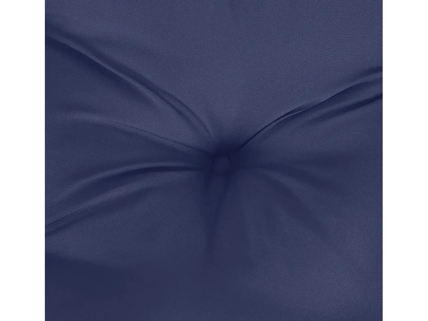 Cojín para sofá de palets de tela azul marino 120x40x12 cm