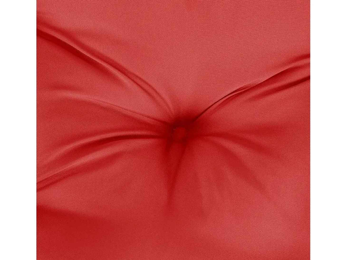 Cojín para sofá de palets de tela rojo 70x70x12 cm