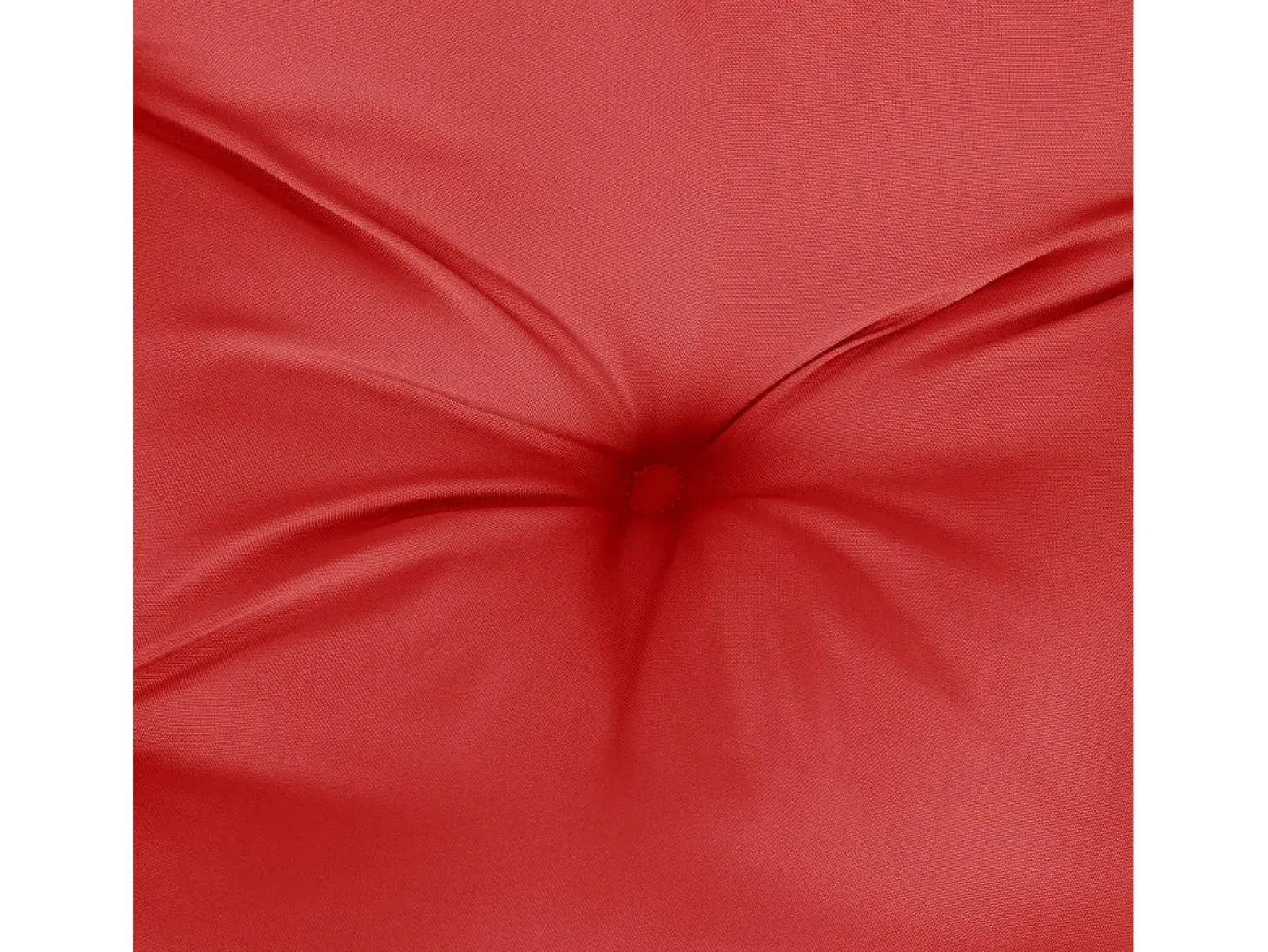 Cojín para sofá de palets de tela rojo 50x40x12 cm
