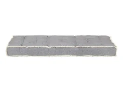 Cojín para sofá de palets gris antracita 120x80x10 cm ES660552