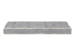 Cojín para sofá de palets gris antracita 120x80x10 cm