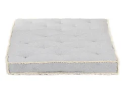 Cojín para sofá de palets gris 120x80x10 cm