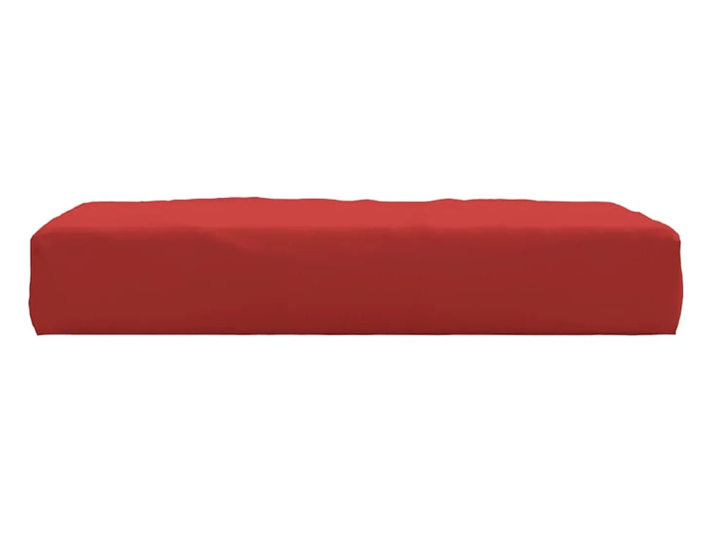 Cojín para sofá de palets tela Oxford rojo 60x60x8 cm