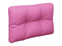 Cojín para sofá de palets tela rosa 60x40x12 cm ES573138