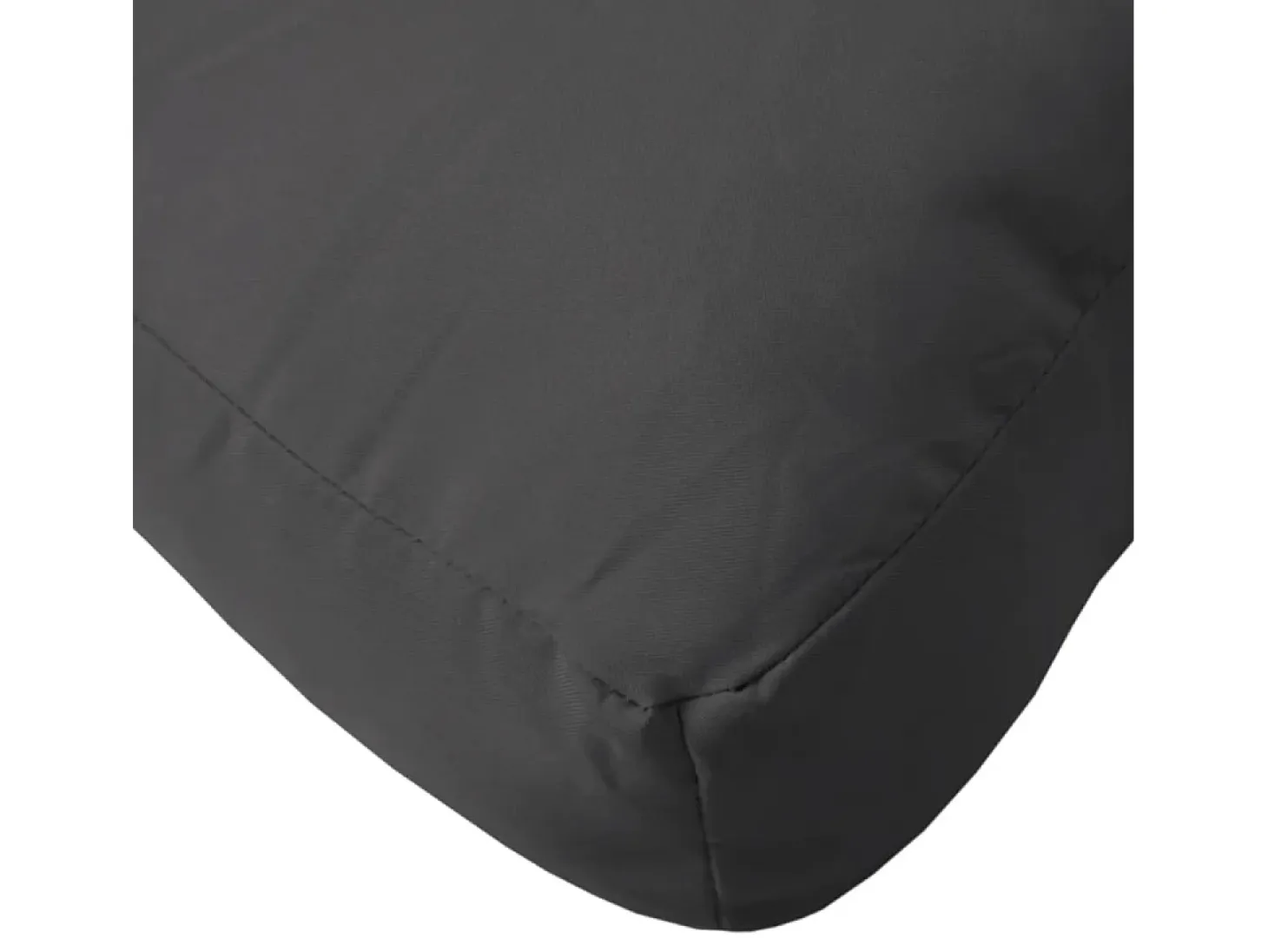 Cojín para sofá de palets tela negro 58x58x10 cm