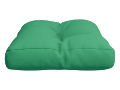 Cojín para sofá de palets tela verde 60x40x12 cm