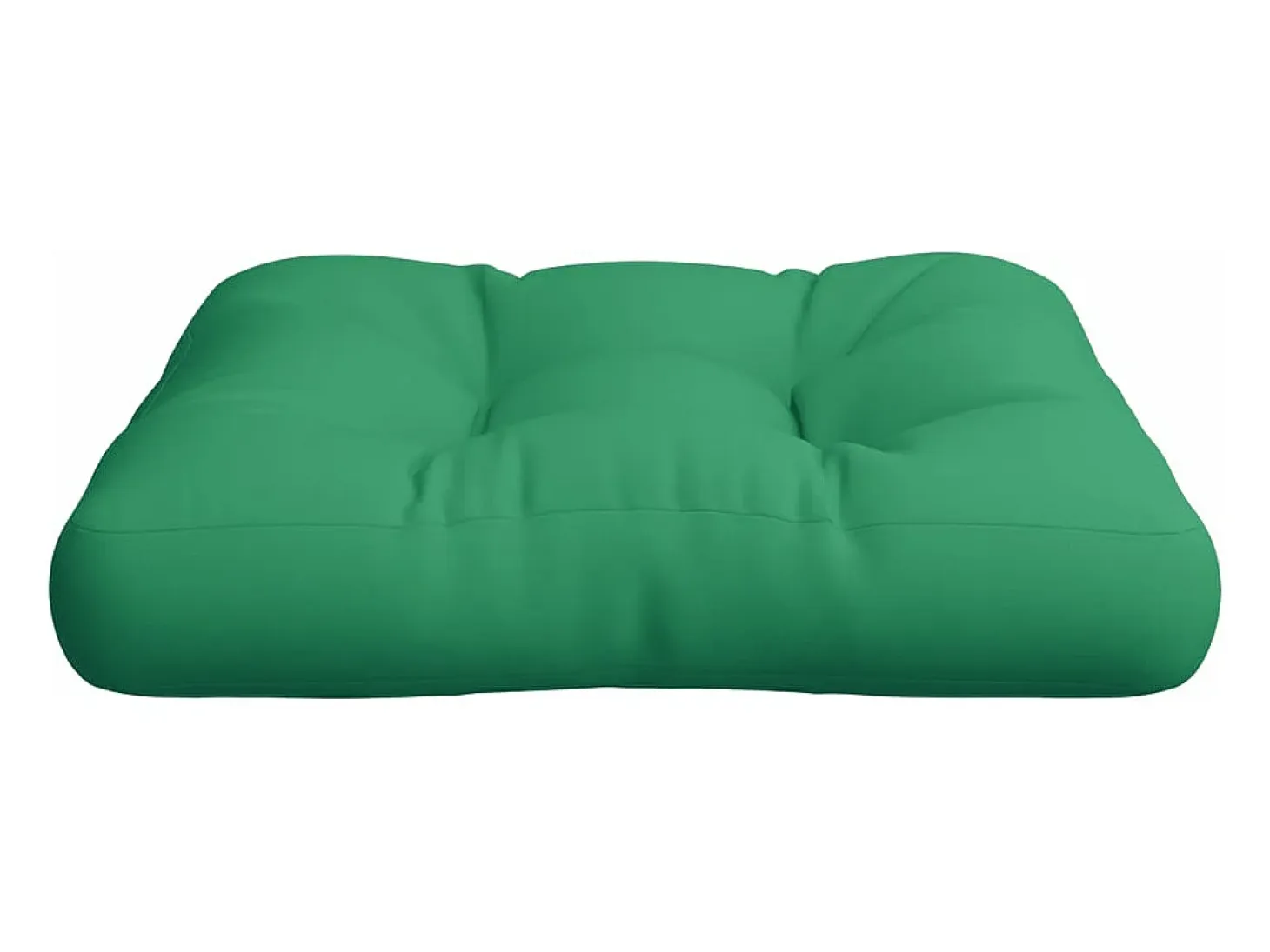Cojín para sofá de palets tela verde 60x60x12 cm