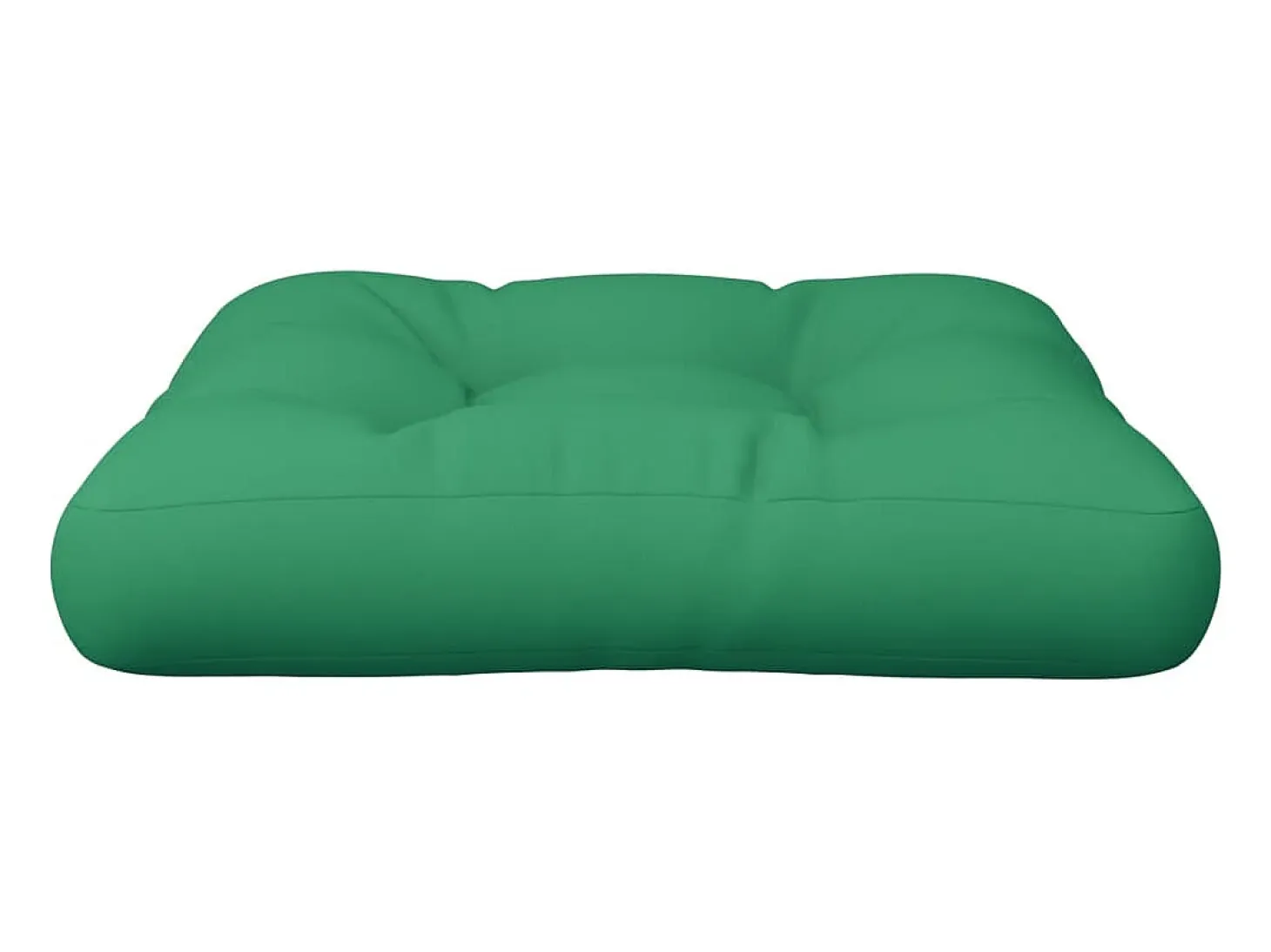 Cojín para sofá de palets tela verde 60x60x12 cm
