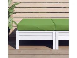 Cojín para sofá de palets tela verde melange 60x60x10 cm