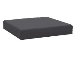 Cojín para sofá de palets tela Oxford antracita 60x60x8 cm ES656153