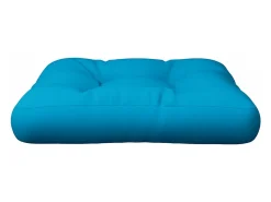 Cojín para sofá de palets tela azul claro 58x58x10 cm