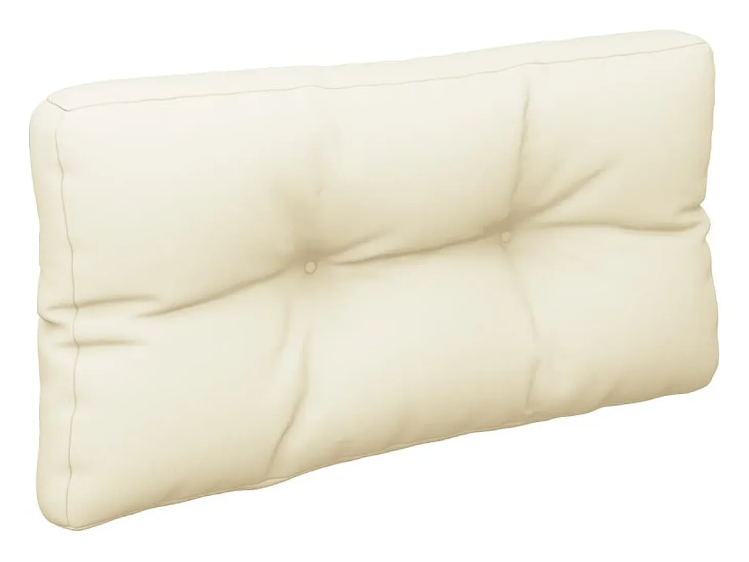 Cojín para sofá de palets tela crema 70x40x12 cm