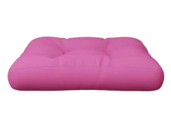 Cojín para sofá de palets tela rosa 60x60x12 cm ES415101