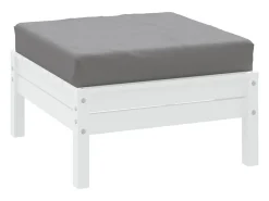 Cojín para sofá de palets tela Oxford gris 60x60x8 cm
