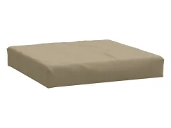 Cojín para sofá de palets tela ggris taupe melange 60x60x10 cm