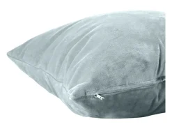 Cojín rectangular de terciopelo azul glaciar 50x30 cm - NAURU - SACASA
