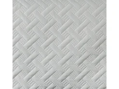 Colcha con formas geométricas cosidas 250 x 260 cm